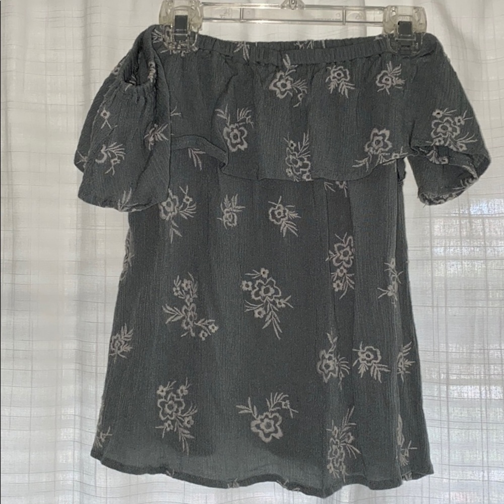 Off the shoulder floral top